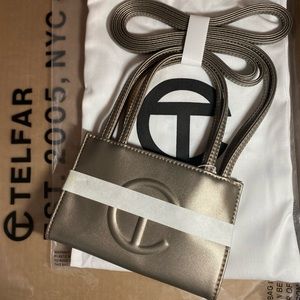 Bronze Telfar Shopping Bag - SMALL
